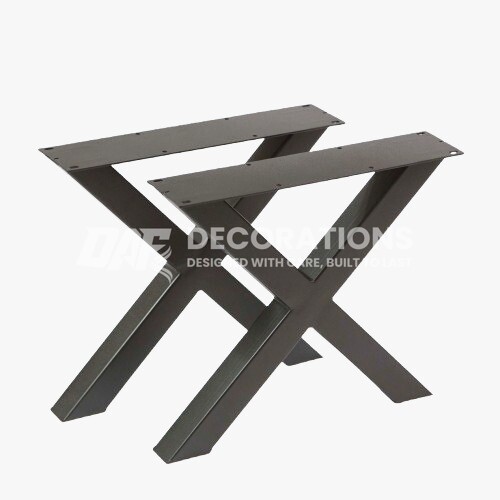 Ironwood Heavy-Duty Industrial X-Leg Base (Set of 2)